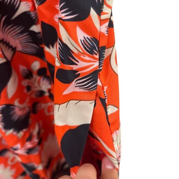 J. Crew Floral Coral Sundress Size 6 - Picture 3 of 5